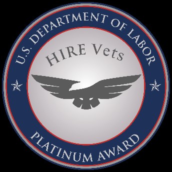 Hire Vets Platinum Award